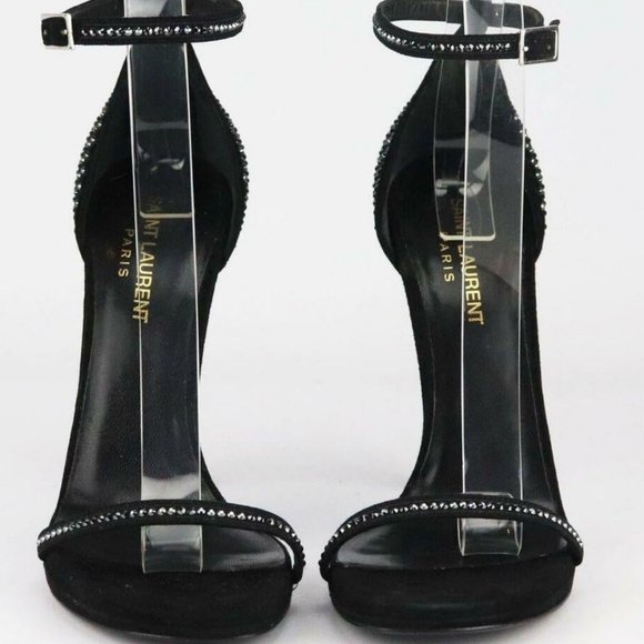 YSL Saint Laurent Jane Crystal Studded sandals - Picture 4 of 5